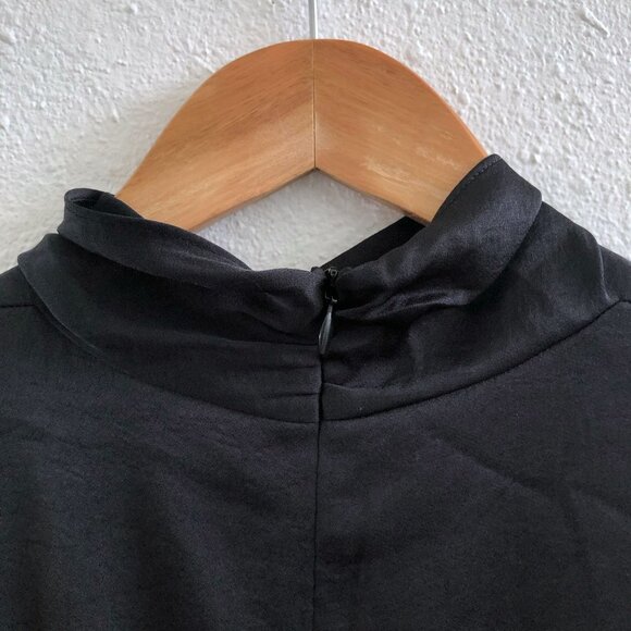 VINCE Sleeveless Draped Turtleneck Bodysuit Size XS - Picture 6 of 13